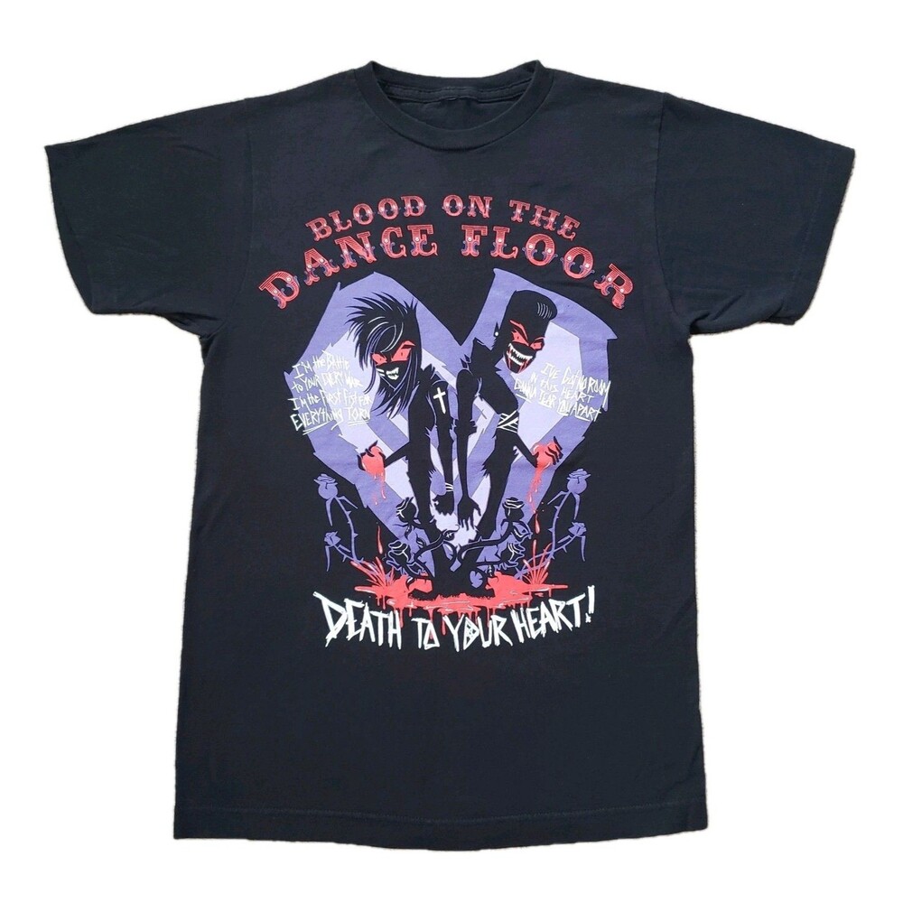 Vintage 2010 Blood On The Dance Floor Death To Your Heart XS Unisex T-Shirt